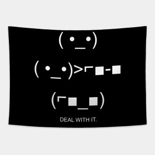 DEAL WITH IT. Tapestry