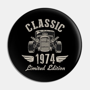 48 Year Old Gift Classic 1974 Limited Edition 48th Birthday Pin