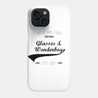 Glasses and Wonderboy (black) Phone Case