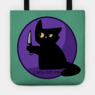 Murder Cat - Stabby Version Tote