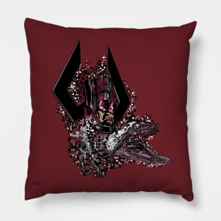 Galactus & Silver Surfer - Black Winter Pillow