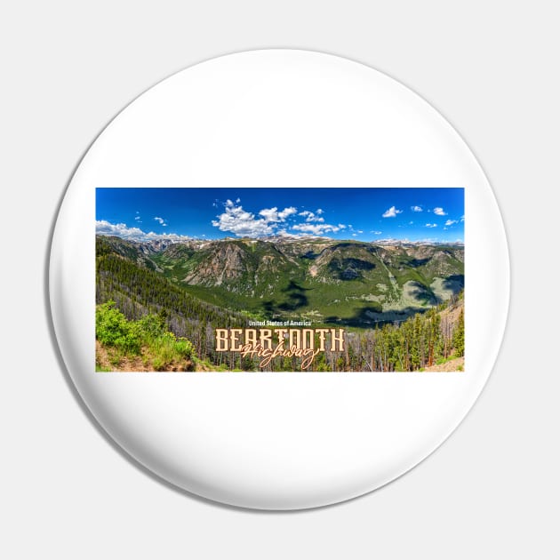 Beartooth Highway Wyoming and Montana Pin by Gestalt Imagery