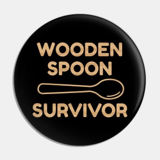 Wooden Spoon Survivor Pin