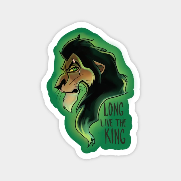 Long Live The King Magnet by SophieScruggs