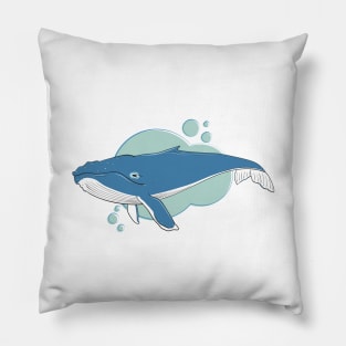 humpback whale Pillow