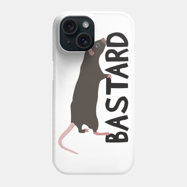 rat bastard Phone Case by bug bones