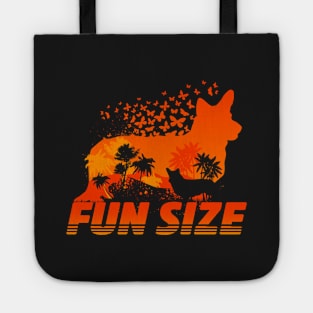 Fun Size Corgi Silhouette Tote