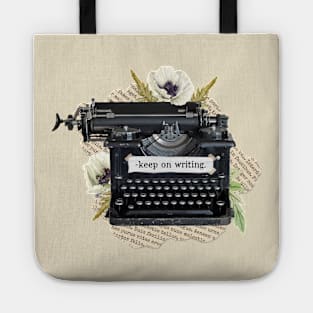 Typewriter Design - Young Writer Gift T shirt Tote