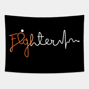 Fighter- Leukemia Cancer Gifts Leukemia Cancer Awareness Tapestry