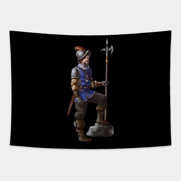 Conquistador Tapestry by Perezart99