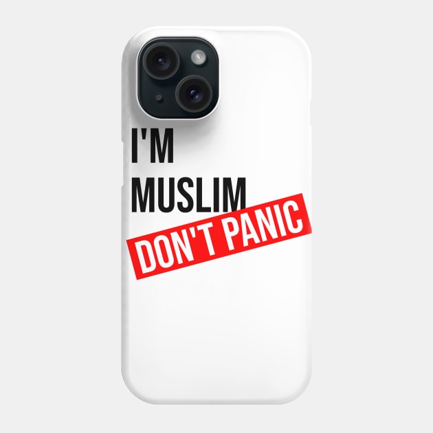 I'M Muslim Don't Panic 4 Phone Case by ahmadzakiramadhan