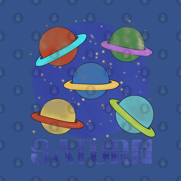 Saturn Planet pattern by RiyanRizqi