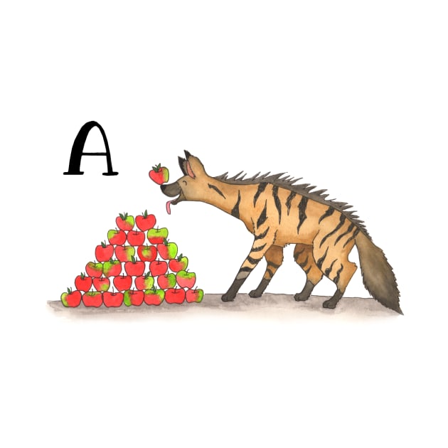 A is for Aardwolf by thewatercolorwood