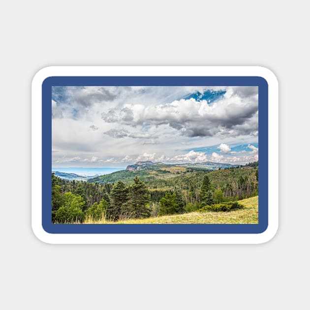 San Juan Mountains New Mexico Magnet by Debra Martz