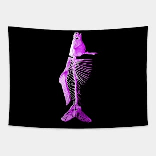 Fish Purple Tapestry