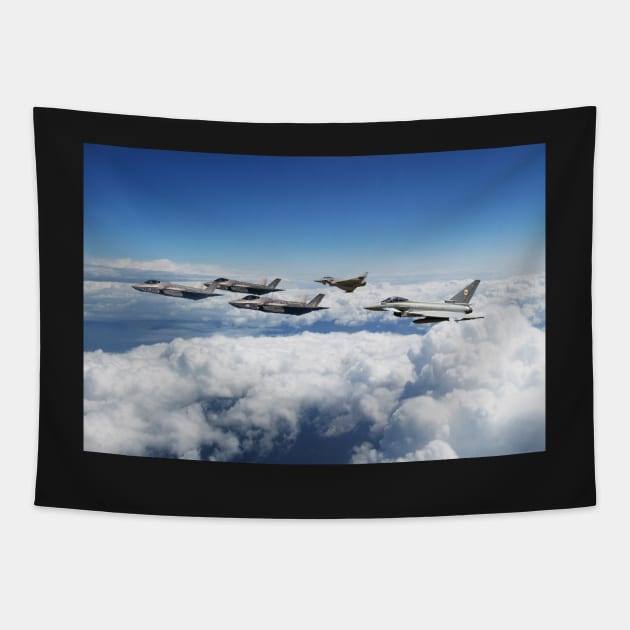 New Kids On The Block Tapestry by aviationart