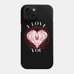 heart i love you Phone Case