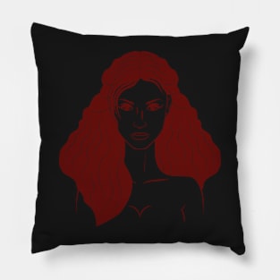 Woman Portrait Pillow