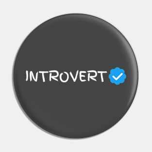 Certified Introvert Pin