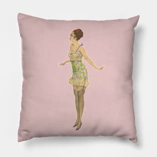 Vintage lady Pillow