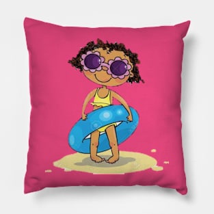 Female swimmer Pillow