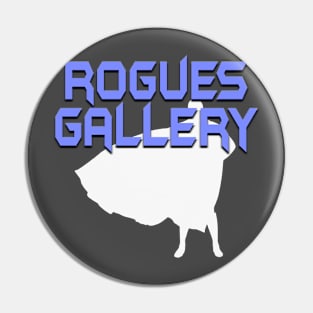 ROGUES GALLERY Male (White Silhouette) Pin