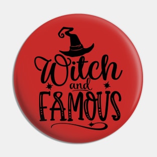 Witch and Famous Pin