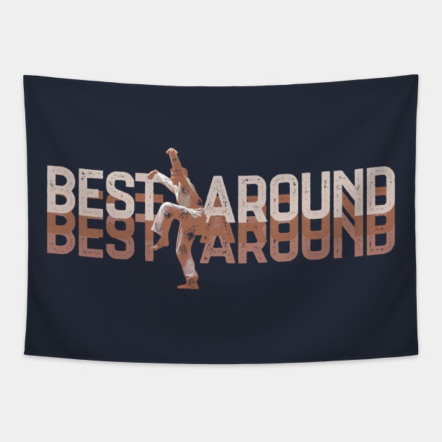 Best Around Karate Kid Tapestry by mikevotava