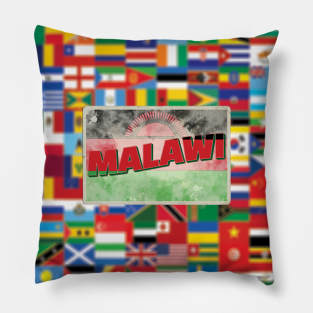 Malawi Vintage style retro souvenir Pillow