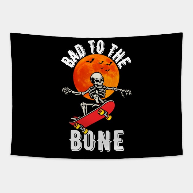 Bad to the Bone Tapestry by BandaraxStore