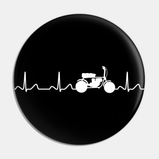 Mini Bike Heartbeat Pin