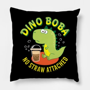 Dino Boba No Straw Attached Pillow