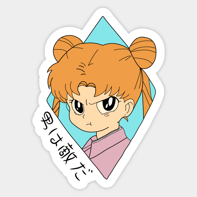 anime anime girls sticker teepublic