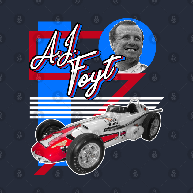 AJ Foyt ))(( Indy Car Racing Legend Tribute - Indycar - Crewneck ...
