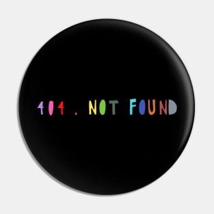 404. Not Found Pin