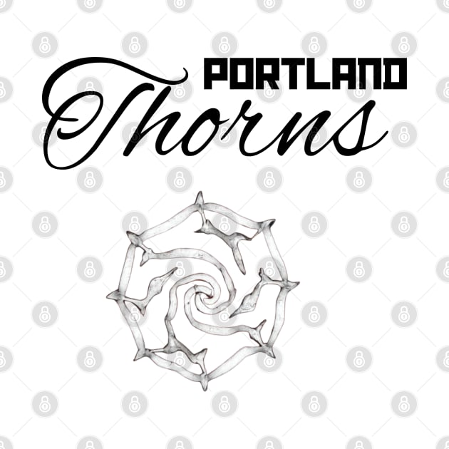 Portland Thorns football by Classic Clic