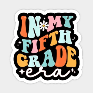 In My 5th Grade Era Groovy Retro Fifth Grade Back To School Magnet