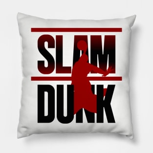 Slamdunk | Basketball | Black red Pillow