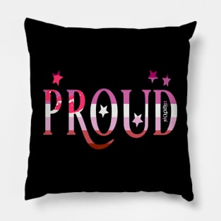 Proud lipstick lesbian Pillow