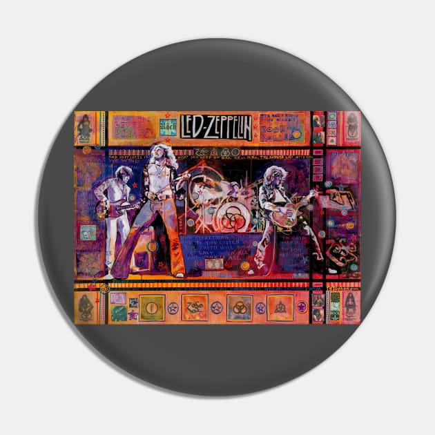 Rock and Roll LZ Pin by Raybomusic01