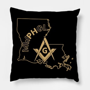 MWPHGLLA - Black & Gold Pillow