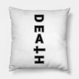 Death Text Pillow