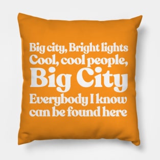 Big City Spacemen 3 Pillow