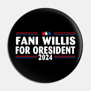 Fani WIllis For President 2024 Pin