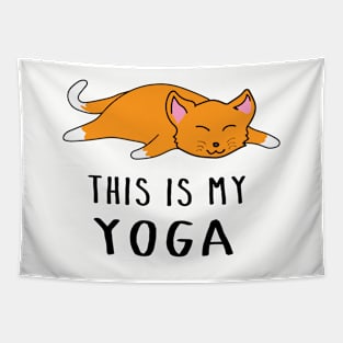 THIS IS MY YOGA Tapestry