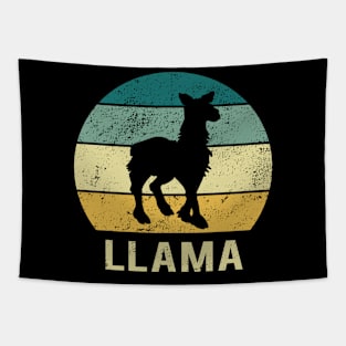 Llama At Sunset A Gift For Llama Lovers Tapestry