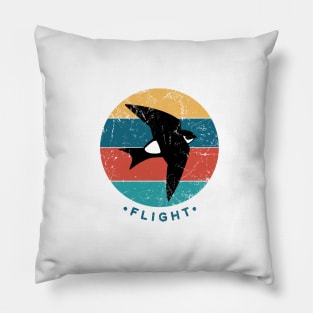 Martin bird, the flight virtuoso, design for birds lovers Pillow