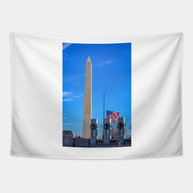 Washington Monument Tapestry by cbernstein