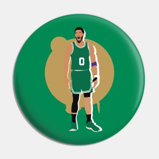 J. Tatum 0 Boston Celtics Collage Pin