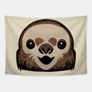 cute baby sloth Tapestry